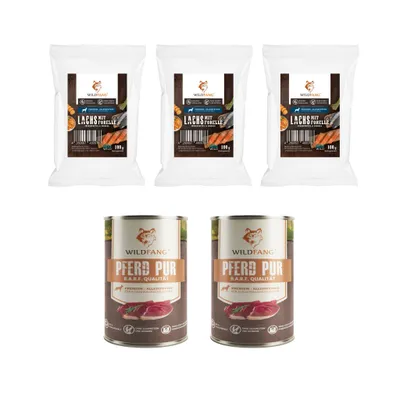 Wildfang Gourmet Box Adulte - Aliments secs et humides - Pur Cheval