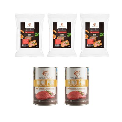 Wildfang Gourmet Box Adulte - Aliments secs et humides - Pur Boeuf