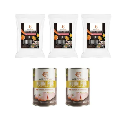 Wildfang Gourmet Box Adulte - Aliments secs et humides - Pur poulet