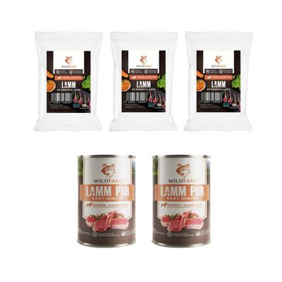 Wildfang Gourmet Box Adulte - Aliments secs et humides - Pur Agneau