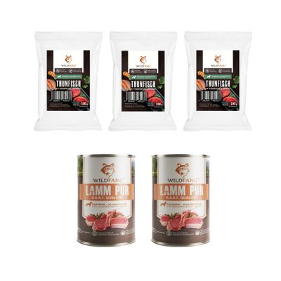 Wildfang Gourmet Box Adulte - Aliments secs et humides - Pur Agneau