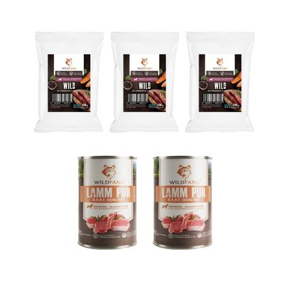 Wildfang Gourmet Box Adulte - Aliments secs et humides - Pur Agneau