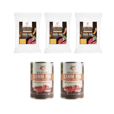Wildfang Gourmet Box Adulte - Aliments secs et humides - Pur Agneau