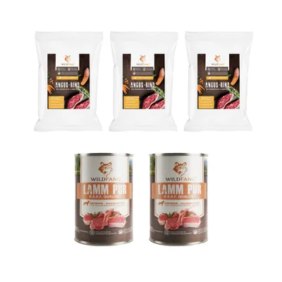 Wildfang Gourmet Box Adulte - Aliments secs et humides - Pur Agneau