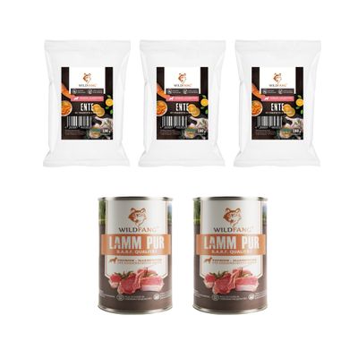 Wildfang Gourmet Box Adulte - Aliments secs et humides - Pur Agneau