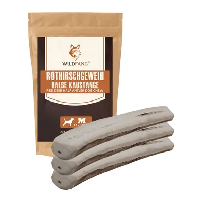 Wildfang Bois de cerf demi-baguette pour chien, 3 pièces Wildfang Bois de cerf demi-baguette pour chien, 3 pièces