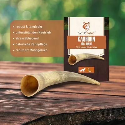 Corne de bœuf Wildfang pour chien Corne de bœuf Wildfang pour chien