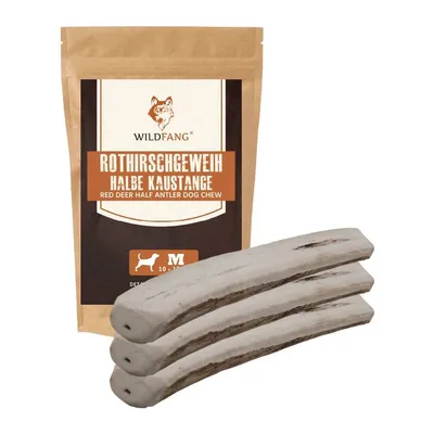 Demi-bois de cerf à mâcher Wildfang - Lot de 3 Demi-bois de cerf à mâcher Wildfang - Lot de 3