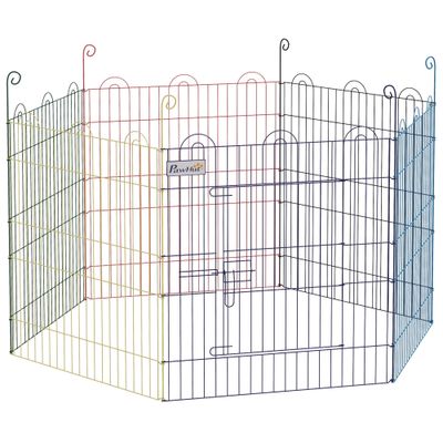 Enclos pliant en métal pour chiens