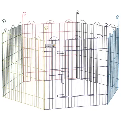 Enclos pliant en métal pour chiens