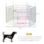 Enclos pliant en métal pour chiens