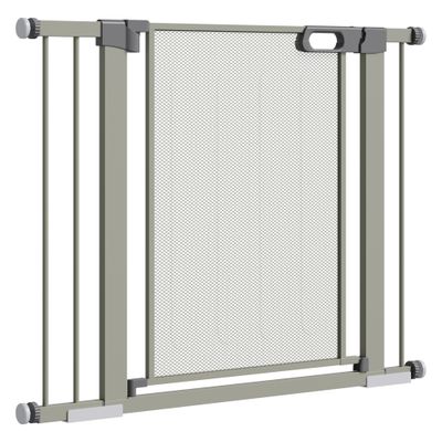 Barrière de sécurité pour animaux domestique avec fermeture automatique