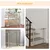 Barrière de sécurité pour animaux domestique avec fermeture automatique