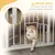 Barrière de sécurité animaux de 104H cm