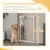 Barrière de sécurité animaux de 104H cm