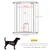Barrière de sécurité animaux de 104H cm
