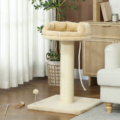 Arbre à chat grattoir design jeu boule et cordelette