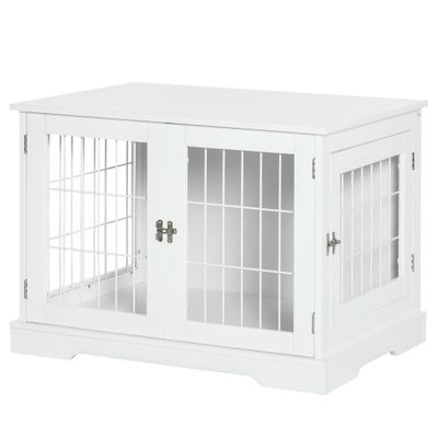 Cage pour chien animaux 2 en 1 table d'appoint meuble cage chien