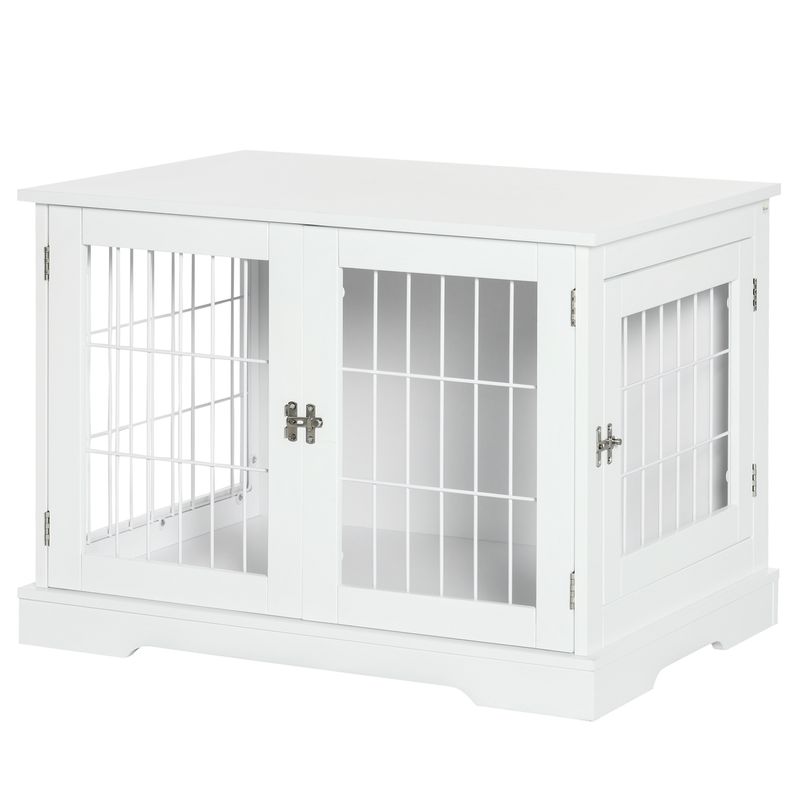 Cage pour chien animaux 2 en 1 table d'appoint meuble cage chien