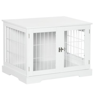 Cage pour chien animaux 2 en 1 table d'appoint meuble cage chien