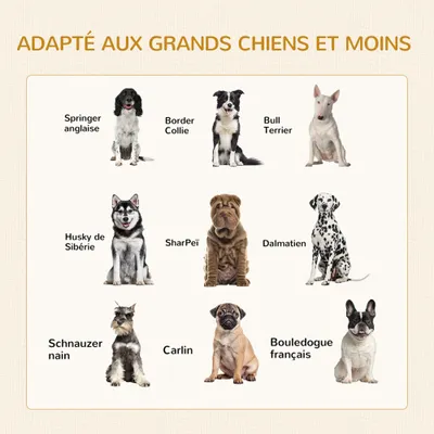 Cage pour chien sur pied avec coussin amovible Cage pour chien sur pied avec coussin amovible