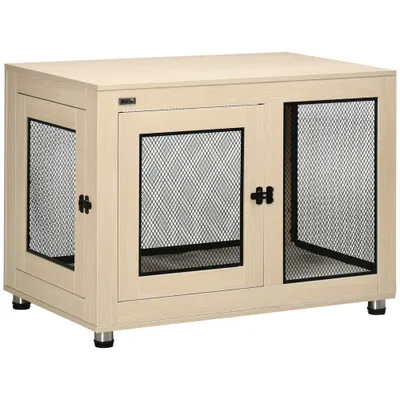 Cage pour chien sur pied avec coussin amovible Cage pour chien sur pied avec coussin amovible