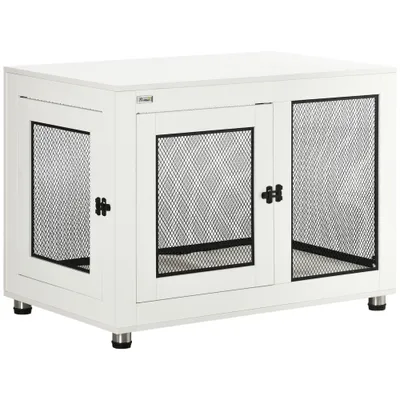 Cage pour chien cage de chien sur pied avec coussin amovible Cage pour chien cage de chien sur pied avec coussin amovible