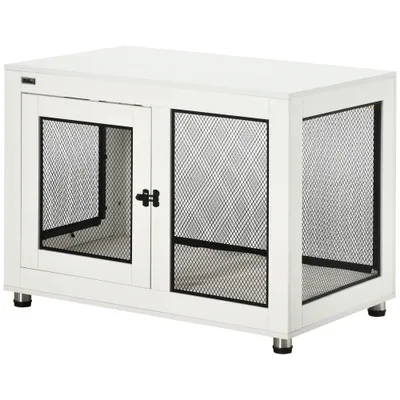 Cage pour chien cage de chien sur pied avec coussin amovible Cage pour chien cage de chien sur pied avec coussin amovible