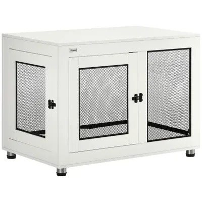 Cage pour chien cage de chien sur pied avec coussin amovible Cage pour chien cage de chien sur pied avec coussin amovible