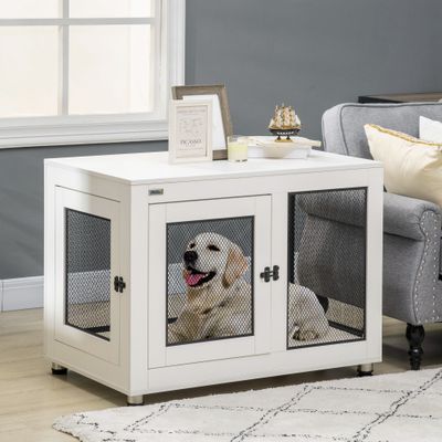 Cage pour chien cage de chien sur pied avec coussin amovible