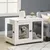 Cage pour chien cage de chien sur pied avec coussin amovible Cage pour chien cage de chien sur pied avec coussin amovible