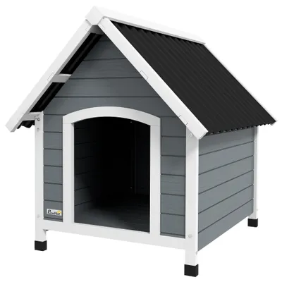 Niche pour chien extérieure en bois avec plancher amovible abri Niche pour chien extérieure en bois avec plancher amovible abri
