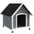 Niche pour chien extérieure en bois avec plancher amovible abri Niche pour chien extérieure en bois avec plancher amovible abri