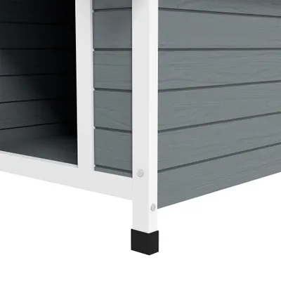 Niche pour chien extérieure en bois avec plancher amovible abri Niche pour chien extérieure en bois avec plancher amovible abri