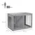 Cage pour chien intérieur niche pour chiens 2 portes Cage pour chien intérieur niche pour chiens 2 portes