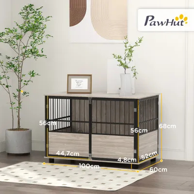 Cage pour chien intérieur, table d'appoint Cage pour chien intérieur, table d'appoint