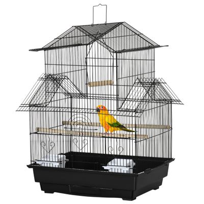 Cage à oiseaux design maison mangeoires perchoirs