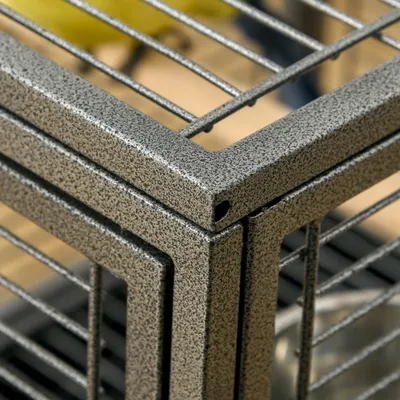 Cage de transport en acier pour perroquets