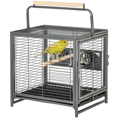 Cage de transport en acier pour perroquets
