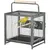 Cage de transport en acier pour perroquets