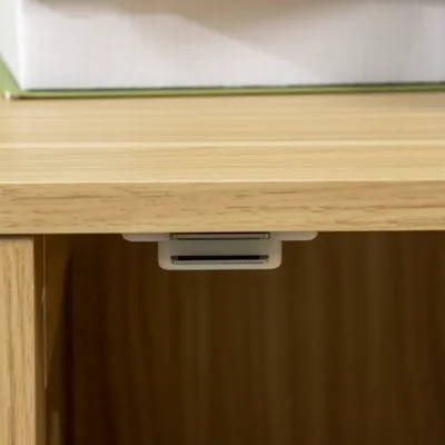 Maison de toilette pour chat style industriel porte entrée latérale