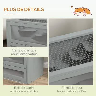 Cage pour hamsters souris petits rongeurs
