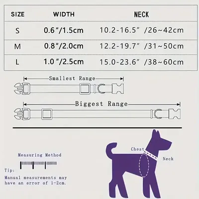 Collier pour chien à motif de fruits (fraise)