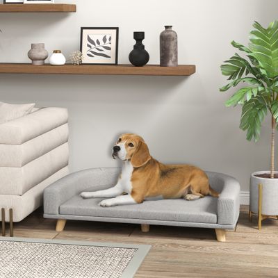 Canapé pour chien grand lit surélevé pour chien