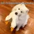 Grand jouet en peluche pour chien, canard blanc