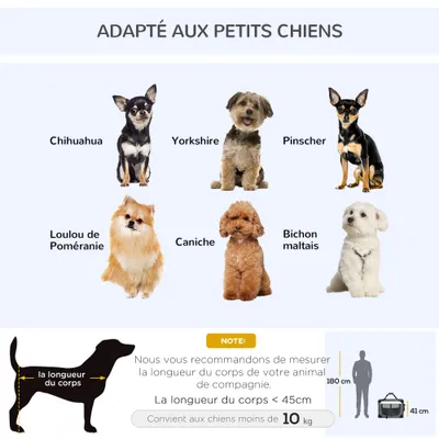 Sac de transport pliable - poignée, 3 entrées zippées, poche