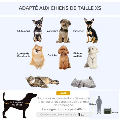 Sac de transport pliable pour animaux de compagnie avec poignée