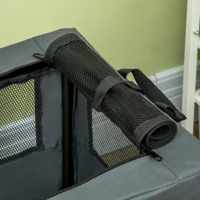 Sac de transport pliable pour animaux de compagnie avec poignée