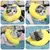Collier pour chat à motif citron