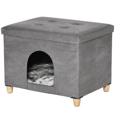 Niche chat maison de chat avec coussin
